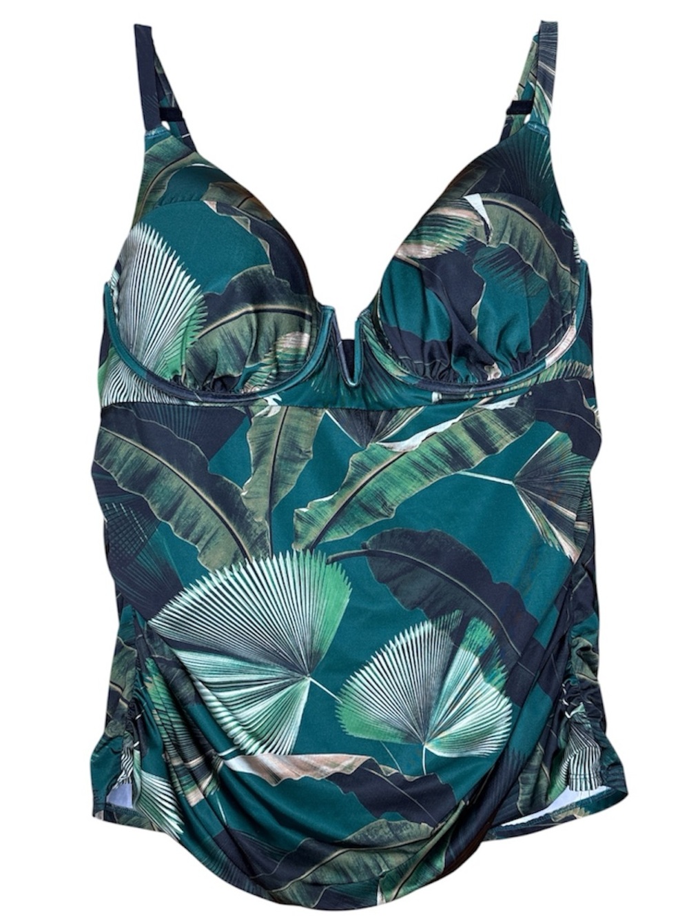 Cacique fitted Underwire Swim Tankini Top 42DDD